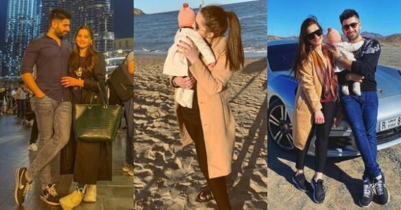 Aiman Khan & Muneeb Butt Latest Click's From Their Vacation In Dubai