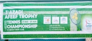 3rd Azadi Afeef Trophy Sindh ranking tennis championships concludes
