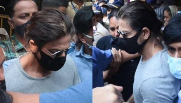 Bollywood Superstar Shah Rukh Khan visits Arthur Road Jail to meet his son Aryan Khan