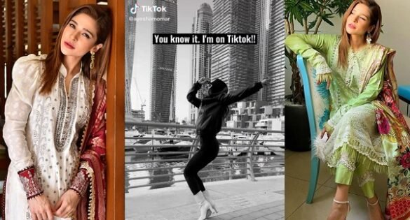 Actress Ayesha Omar Joins TikTok in Style