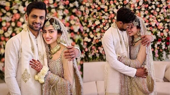 Star cricketer Shoaib Malik ties knot with actress Sana Javed