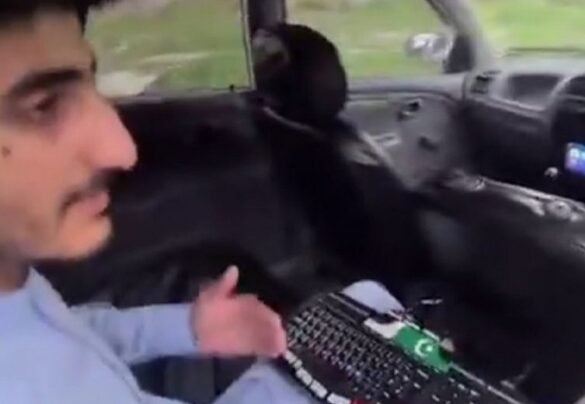 Young Innovator from Abbottabad Drives Manual Car Using a Computer Keyboard