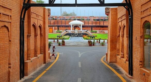 Balahisar Fort: A Historic Symbol of Pakistan Draped in National Colors for Independence Day
