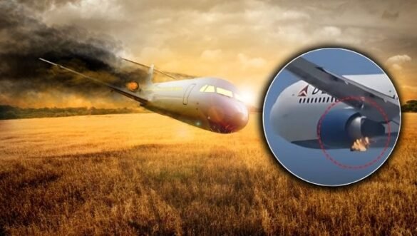 Delta flight engine fire