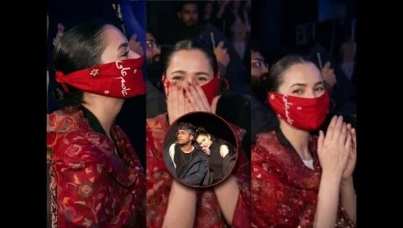 Azhar 585 Hania Aamir Wears Asim Azhar Name at Concert Appearance