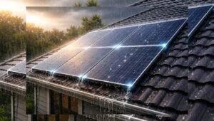 hybrid solar rain device