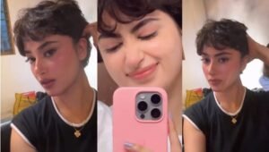 sajal aly short hair