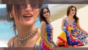 sajal aly beach look