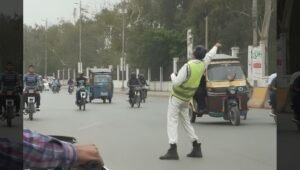 karachi traffic officer